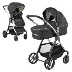 Knorr Baby Kombi-Kinderwagen Yuu - Melange-Anthrazit