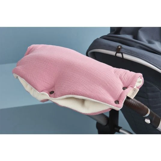 Kraftkids Handwärmer / Handmuff für Kinderwagen & Buggy - Rosa 4 Kraftkids Handwärmer / Handmuff für Kinderwagen & Buggy - Rosa – Bild 2