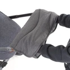 LaLoona Deluxe Handmuff / Handwärmer für Kinderwagen & Buggy - Melange Grau