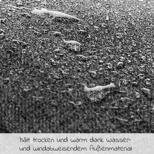 LaLoona Deluxe Handmuff / Handwärmer für Kinderwagen & Buggy - Melange Grau 7 LaLoona Deluxe Handmuff / Handwärmer für Kinderwagen & Buggy - Melange Grau – Bild 5