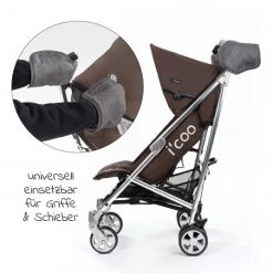 LaLoona Deluxe Handschuhe / Handwärmer für Kinderwagen & Buggys mit 2 Griffen - Melange Grau -Deutschland Kinderwagen Verkäufe 2024 laloona deluxe handschuhe handwarmer fur kinderwagen buggys mit 2 griffen melange grau 90788 d2