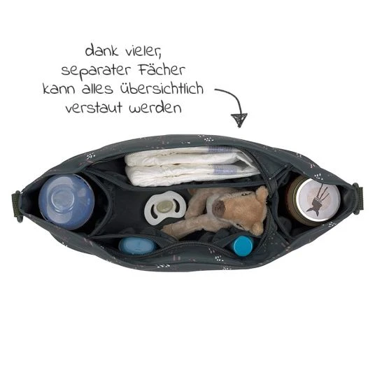 Lässig Kinderwagen Organizer Casual Buggy Bag - Blobs Forest 4 Lässig Kinderwagen Organizer Casual Buggy Bag - Blobs Forest – Bild 2