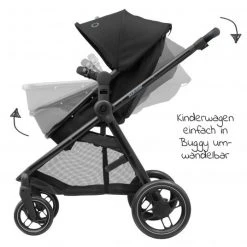 Maxi-Cosi 2 -in- 1 Kombi-Kinderwagen Zelia³ wendbarer Sitz & Wanne in einem, verstellbarer Schieber, 22 kg - Essential Black - Kollektion 2022 -Deutschland Kinderwagen Verkäufe 2024 maxi cosi 2 in 1 kombi kinderwagen zelia wendbarer sitz wanne in einem verstellbarer schieber 22 kg essential black 1210672111 d2