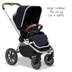 Moon 2in1 Kombi-Kinderwagen Resea S Basic mit Sportsitz, Babywanne - bis 22 kg - Navy Melange - Kollektion 2022 -Deutschland Kinderwagen Verkäufe 2024 moon 2in1 kombi kinderwagen resea s basic mit sportsitz babywanne bis 22 kg navy melange 63 940 500 403 d2