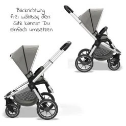 Moon 2in1 Kombi-Kinderwagen Resea S Basic mit Sportsitz, Babywanne - bis 22 kg - Shadow Melange - Kollektion 2022 -Deutschland Kinderwagen Verkäufe 2024 moon 2in1 kombi kinderwagen resea s basic mit sportsitz babywanne bis 22 kg shadow melange 63 940 500 404 d4
