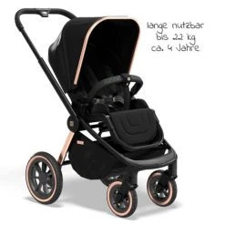Moon 2in1 Kombi-Kinderwagen Resea S Edition mit Sportsitz, Babywanne & Matratze, Lufträder - bis 22 kg - Black Rose Gold - Kollektion 2022 -Deutschland Kinderwagen Verkäufe 2024 moon 2in1 kombi kinderwagen resea s edition mit sportsitz babywanne matratze luftrader bis 22 kg black rose gold 63 940 510 433 d2