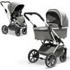 Moon 2in1 Kombi-Kinderwagen Rocca Basic mit Sportsitz, Babywanne - bis 22 kg - Shadow - Kollektion 2022