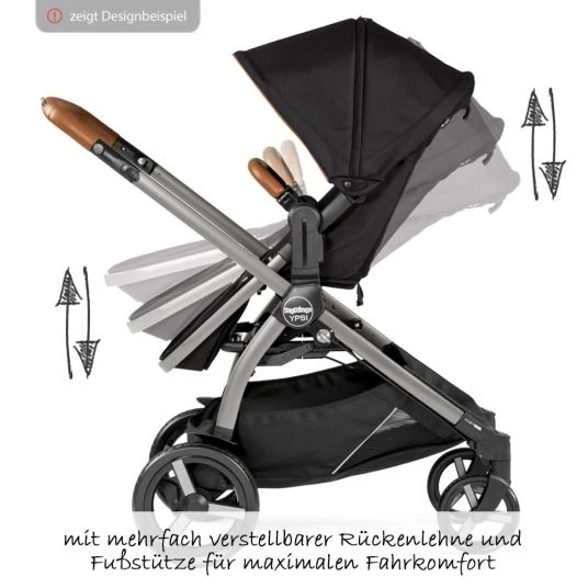 Peg Perego Kombi-Kinderwagen Ypsi Combi - Class Grey 8 Peg Perego Kombi-Kinderwagen Ypsi Combi - Class Grey – Bild 6