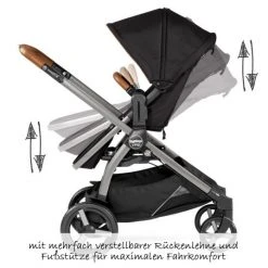 Peg Perego Kombi-Kinderwagen Ypsi Combi - Ebony -Deutschland Kinderwagen Verkäufe 2024 peg perego kombi kinderwagen ypsi combi ebony kycx12ebon d5