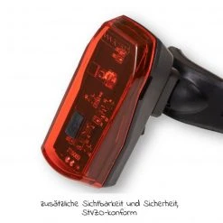 Qeridoo LED Batterierücklicht für Qeridoo Fahrradanhänger - Kollektion 2022 -Deutschland Kinderwagen Verkäufe 2024 qeridoo led batterierucklicht fur qeridoo fahrradanhanger lbrl 20 d4
