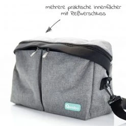 Qeridoo Qeridoo Tasche Organizer für den Schiebergriff - Grau - Kollektion 2022 -Deutschland Kinderwagen Verkäufe 2024 qeridoo qeridoo tasche organizer fur den schiebergriff grau qt 19 d2