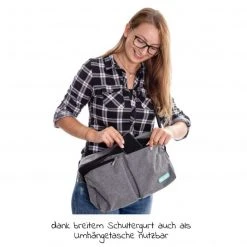 Qeridoo Qeridoo Tasche Organizer für den Schiebergriff - Grau - Kollektion 2022 -Deutschland Kinderwagen Verkäufe 2024 qeridoo qeridoo tasche organizer fur den schiebergriff grau qt 19 d5
