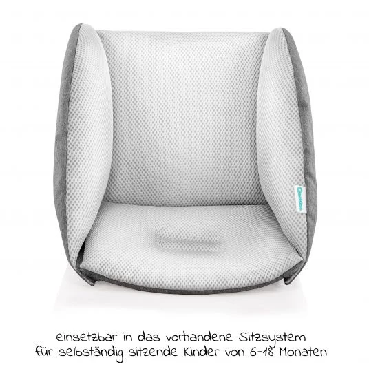 Qeridoo Sitzverkleinerer für Kleinkinder von 6-18 Monaten - Grau - Kollektion 2022 4 Qeridoo Sitzverkleinerer für Kleinkinder von 6-18 Monaten - Grau - Kollektion 2022 – Bild 2