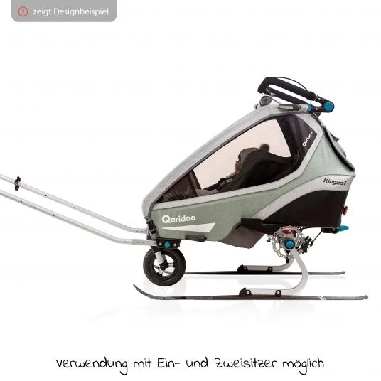 Qeridoo Ski & Hike Set 2022 inkl. Deichselaufnahme - Kollektion 2022 4 Qeridoo Ski & Hike Set 2022 inkl. Deichselaufnahme - Kollektion 2022 – Bild 2
