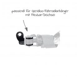 Qeridoo Universalkupplung mit Reduzierstück für Fahrradanbindung - Schwarz - Kollektion 2022 -Deutschland Kinderwagen Verkäufe 2024 qeridoo universalkupplung mit reduzierstuck fur fahrradanbindung schwarz kufa 20 d2
