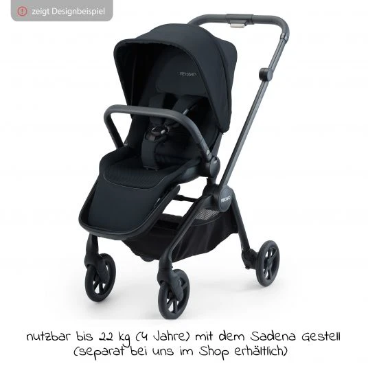 Recaro Sitzeinheit für Sadena und Celona - Select - Night Black - Kollektion 2022 4 Recaro Sitzeinheit für Sadena und Celona - Select - Night Black - Kollektion 2022 – Bild 2