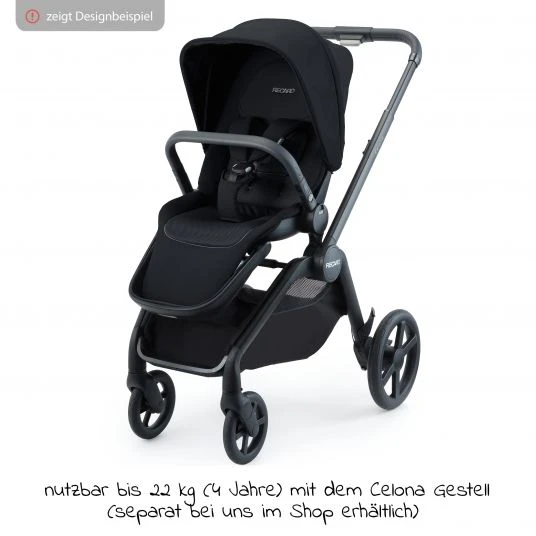 Recaro Sitzeinheit für Sadena und Celona - Select - Night Black - Kollektion 2022 5 Recaro Sitzeinheit für Sadena und Celona - Select - Night Black - Kollektion 2022 – Bild 3
