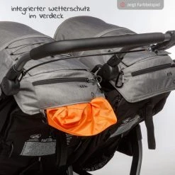 TFK 2 Sportsitze für Duo - XXL Komfort-Sitz inkl. Wetterschutz für Kinder bis 45 kg - Oliv - Kollektion 2022 -Deutschland Kinderwagen Verkäufe 2024 tfk 2 sportsitze fur duo xxl komfort sitz inkl wetterschutz fur kinder bis 45 kg oliv t d1 s 355 d2