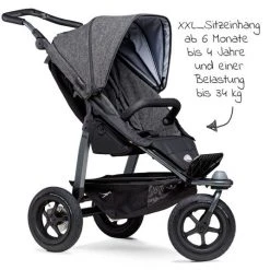 TFK Buggy & Sportkinderwagen Mono mit Luftreifen inkl. Sportsitz bis 34 kg + XXL-Zamboo Zubehörpaket - Premium Anthrazit - Kollektion 2022 -Deutschland Kinderwagen Verkäufe 2024 tfk buggy sportkinderwagen mono mit luftreifen inkl sportsitz bis 34 kg xxl zamboo zubehorpaket premium anthrazit t m1 fa s 411 zamboo zubehor d3