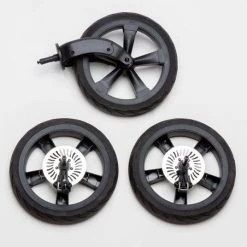 TFK Ersatzrad-Set für Mono Kinderwagen - Luftkammerrad - 3-teilig - Kollektion 2022