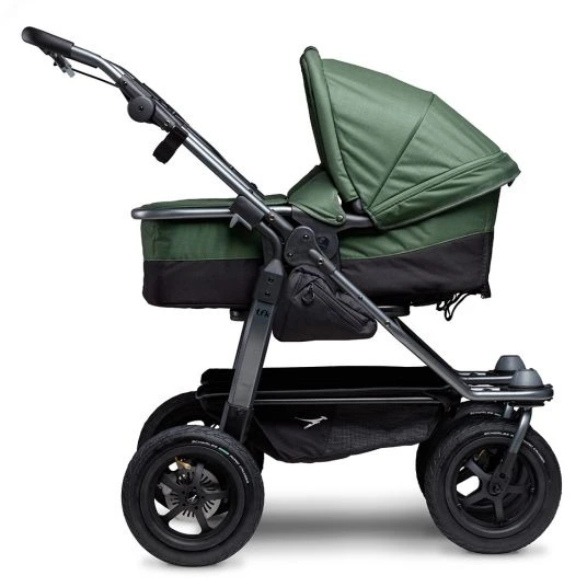 TFK Geschwister- & Zwillingskinderwagen Duo mit Luftreifen - 2x Kombi-Einheit (Wanne + Sitz) + XXL Zamboo Zubehör - Olive - Kollektion 2022 7 TFK Geschwister- & Zwillingskinderwagen Duo mit Luftreifen - 2x Kombi-Einheit (Wanne + Sitz) + XXL Zamboo Zubehör - Olive - Kollektion 2022 – Bild 5