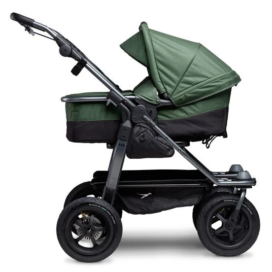 TFK Geschwister- & Zwillingskinderwagen Duo mit Luftreifen - 2x Kombi-Einheit (Wanne + Sitz) + XXL Zamboo Zubehör - Olive - Kollektion 2022 8 TFK Geschwister- & Zwillingskinderwagen Duo mit Luftreifen - 2x Kombi-Einheit (Wanne + Sitz) + XXL Zamboo Zubehör - Olive - Kollektion 2022 – Bild 6
