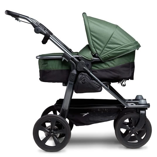 TFK Geschwister- & Zwillingswagen Duo mit Luftkammerreifen - 2x Kombi-Einheit (Wanne+Sitz) + XXL Zamboo Zubehör - Olive - Kollektion 2022 7 TFK Geschwister- & Zwillingswagen Duo mit Luftkammerreifen - 2x Kombi-Einheit (Wanne+Sitz) + XXL Zamboo Zubehör - Olive - Kollektion 2022 – Bild 5