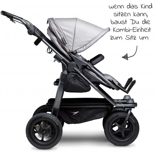 TFK Kombi-Einheit (1 x Wanne & Sitz) für Duo - Grau - Kollektion 2022 5 TFK Kombi-Einheit (1 x Wanne & Sitz) für Duo - Grau - Kollektion 2022 – Bild 3
