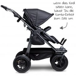 TFK Kombi-Einheit (1 x Wanne & Sitz) für Duo - Schwarz - Kollektion 2022 -Deutschland Kinderwagen Verkäufe 2024 tfk kombi einheit 1 x wanne sitz fur duo schwarz t d1 k 310 d2