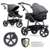 TFK Kombi-Kinderwagen Mono mit Luftkammerreifen - inkl. Kombi-Einheit (Babywanne+Sitz) + XXL-Zamboo Zubehörpaket - Anthrazit - Kollektion 2022 -Deutschland Kinderwagen Verkäufe 2024 tfk kombi kinderwagen mono mit luftkammerreifen inkl kombi einheit babywanne sitz xxl zamboo zubehorpaket anthrazit t m1 fe k 411 zamboo zubehor d0