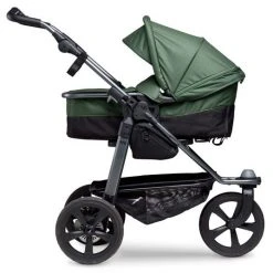 TFK Kombi-Kinderwagen Mono mit Luftkammerreifen - inkl. Kombi-Einheit (Babywanne + Sitz) + XXL-Zamboo Zubehörpaket - Olive - Kollektion 2022 -Deutschland Kinderwagen Verkäufe 2024 tfk kombi kinderwagen mono mit luftkammerreifen inkl kombi einheit babywanne sitz xxl zamboo zubehorpaket olive t m1 fe k 355 zamboo zubehor d5