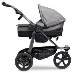 TFK Kombi-Kinderwagen Mono mit Luftkammerreifen - inkl. Kombi-Einheit (Babywanne+Sitz) + XXL-Zamboo Zubehörpaket - Prem. Grau - Kollektion 2022 -Deutschland Kinderwagen Verkäufe 2024 tfk kombi kinderwagen mono mit luftkammerreifen inkl kombi einheit babywanne sitz xxl zamboo zubehorpaket prem grau t m1 fe k 415 zamboo zubehor d4