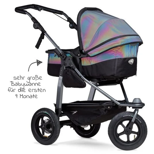TFK Kombi-Kinderwagen Mono mit Luftreifen - inkl. Kombi-Einheit (Babywanne + Sitz) und XXL-Zamboo Zubehörpaket - Glow - Kollektion 2022 8 TFK Kombi-Kinderwagen Mono mit Luftreifen - inkl. Kombi-Einheit (Babywanne + Sitz) und XXL-Zamboo Zubehörpaket - Glow - Kollektion 2022 – Bild 6