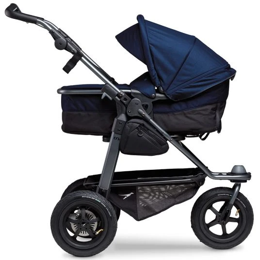 TFK Kombi-Kinderwagen Mono mit Luftreifen - inkl. Kombi-Einheit (Babywanne + Sitz) und XXL-Zamboo Zubehörpaket - Marine - Kollektion 2022 8 TFK Kombi-Kinderwagen Mono mit Luftreifen - inkl. Kombi-Einheit (Babywanne + Sitz) und XXL-Zamboo Zubehörpaket - Marine - Kollektion 2022 – Bild 6