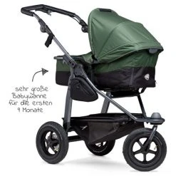 TFK Kombi-Kinderwagen Mono mit Luftreifen - inkl. Kombi-Einheit (Babywanne + Sitz) + XXL-Zamboo Zubehörpaket - Olive - Kollektion 2022 -Deutschland Kinderwagen Verkäufe 2024 tfk kombi kinderwagen mono mit luftreifen inkl kombi einheit babywanne sitz xxl zamboo zubehorpaket olive t m1 fa k 355 zamboo zubehor d3
