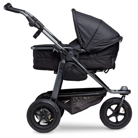 TFK Kombi-Kinderwagen Mono mit Luftreifen - inkl. Kombi-Einheit (Babywanne + Sitz) + XXL-Zamboo Zubehörpaket - Schwarz - Kollektion 2022 7 TFK Kombi-Kinderwagen Mono mit Luftreifen - inkl. Kombi-Einheit (Babywanne + Sitz) + XXL-Zamboo Zubehörpaket - Schwarz - Kollektion 2022 – Bild 5