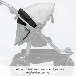 TFK UV-Sonnenschutz für eine Duo Kombi-Einheit (Babywanne + Sitz) - Kollektion 2022 -Deutschland Kinderwagen Verkäufe 2024 tfk uv sonnenschutz fur eine duo kombi einheit babywanne sitz t 004 d1 k1 d2