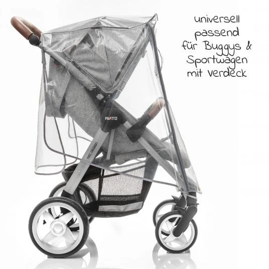 Zamboo Universal Regenschutz Premium für Buggy und Sportwagen 4 Zamboo Universal Regenschutz Premium für Buggy und Sportwagen – Bild 2