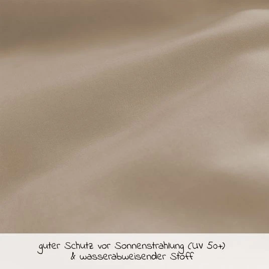 Zamboo Universal Sonnensegel für Kinderwagen - Beige 7 Zamboo Universal Sonnensegel für Kinderwagen - Beige – Bild 5